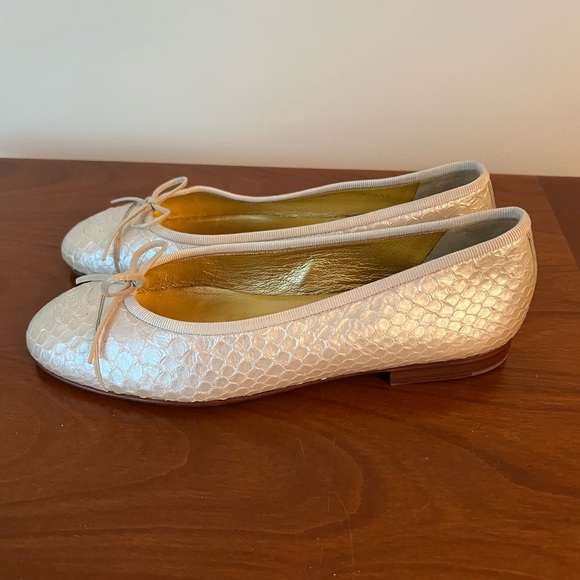CHANEL Never Worn Leather Ballet Flats 36.5 US 6.5 - Picture 3 of 10
